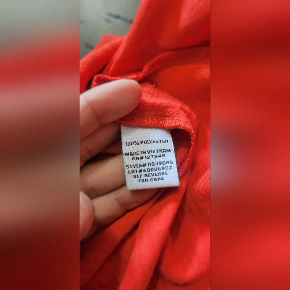 EMMA & MICHELE Sleeveless V-neck Coral Romper Size M EUC - Picture 7 of 7